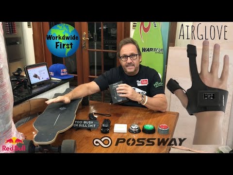 AirGlove from Possway - hands free wearable remote -Unbox & First ride- Andrew Penman EBoard Reviews