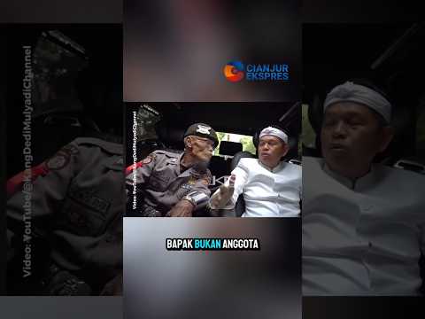 Dedi Mulyadi Menegur Kakek Masro Pake Seragam Polisi Berpangkat Brigadir#kdm #videoshort #kangdedi