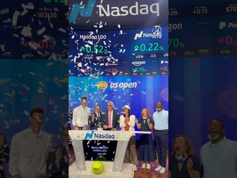 The Power of Tennis & the power of #OnsJabeur ringing the Closing Bell at Nasdaq MarketSite! #WTA