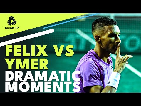 Dramatic Moments in Auger-Aliassime vs Ymer Thriller! | Paris 2022 Highlights