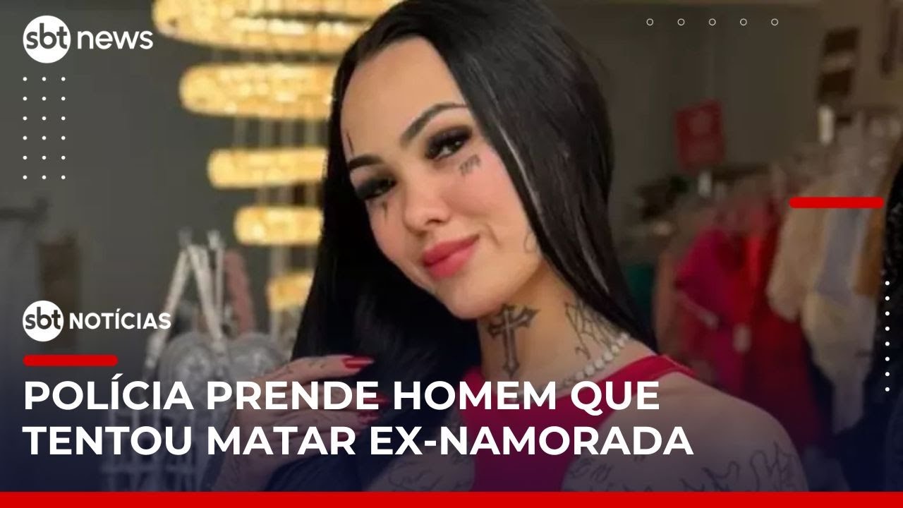 Ex que esfaqueou influenciadora durante live é preso em SP | SBTNotícias