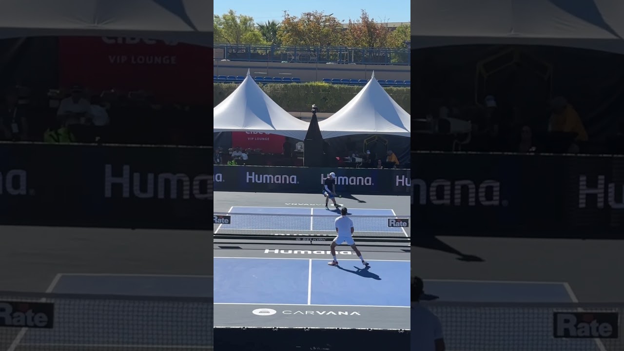 This level of pickleball is special 😮💨
