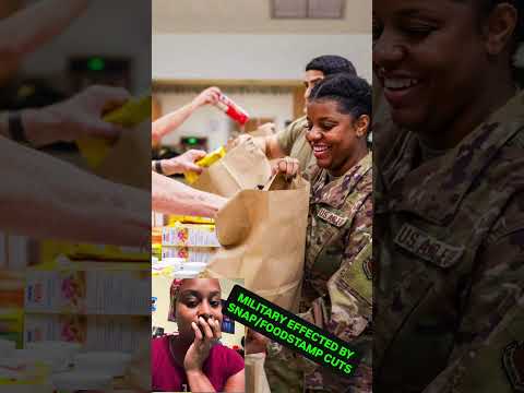 MILITARY EFFECTED BY SNAP/FOODSTAMP CUTS #governmentshutdown #military #snapcuts