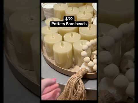 Pottery Barn inspired decorative beads #homedecor