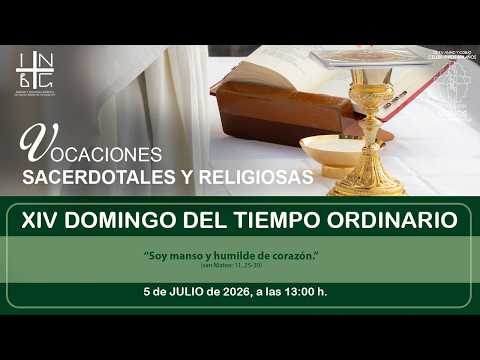 Misa por las Vocaciones Sacerdotales y Religiosas, 5 de julio de 2026, 13:00 h.