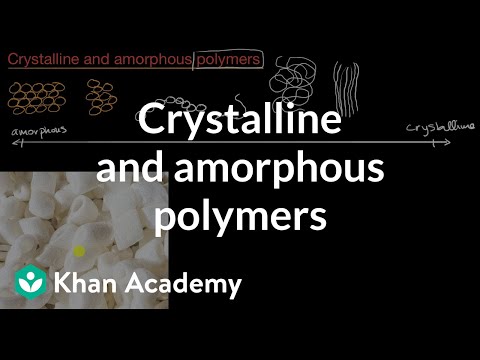 Crystalline and amorphous polymers