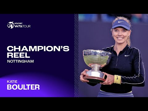 Katie Boulter's BEST points from her Nottingham title defense! 🏆🏆