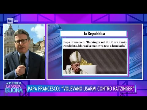 Papa Francesco, stanco ma presente ai riti di Pasqua - La Volta Buona 02/04/2024