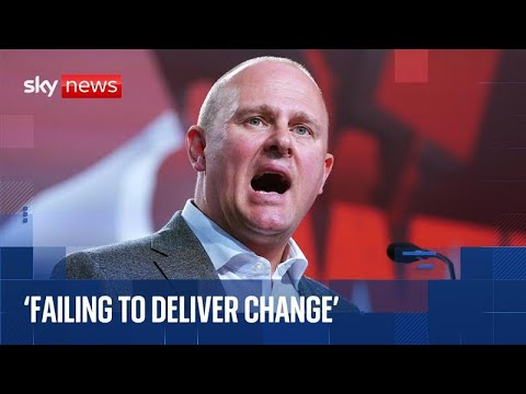 Trade unions leader gives keynote speech at Brighton conference