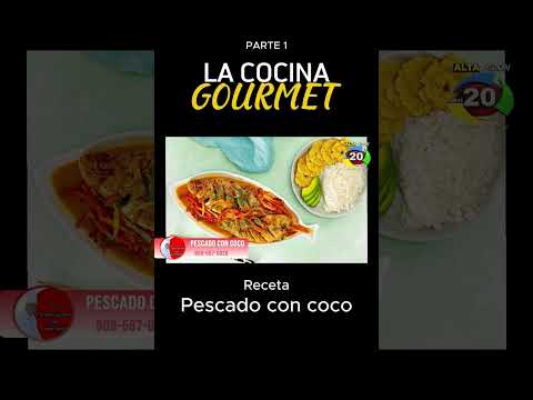 Receta Pescado con coco parte 1