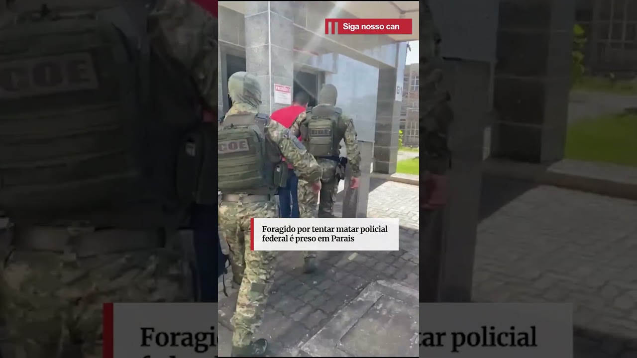 Foragido por tentar matar policial federal é preso em Paraisópolis
