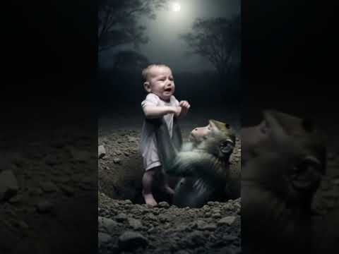 "The Woman Who Lied to the Dead"#youtubeshorts #wildliferescue #monkey #viralvideo #animal