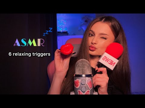ASMR 🌙 6 Relaxing Triggers for Deep Sleep 😴 #asmr #asmrsounds #asmrtriggers #daridrea #relaxing