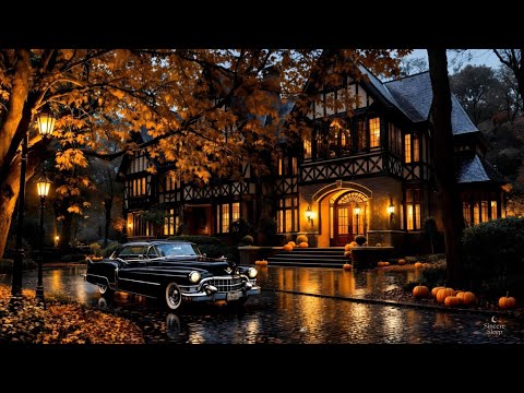 Fall Rain at Tudor Manor | Gentle Rain Sounds for Sleep, Focus & Deep Relaxation | Fall Asleep Fast