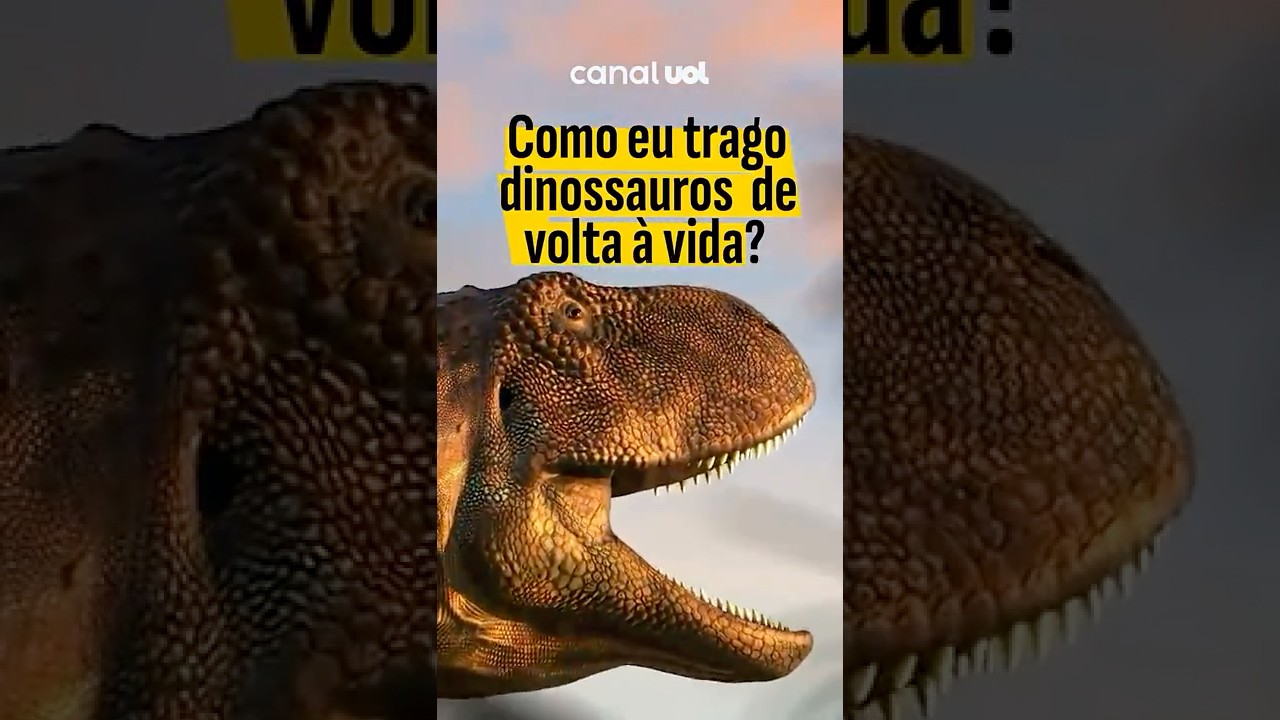 Ele dá vida aos dinossauros; conheça o trabalho de um paleoartista