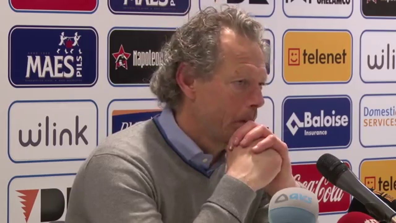 Persconferentie na KAA Gent - Club Brugge KV