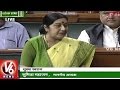 Sushma Swaraj statement on NRIs in Saudi