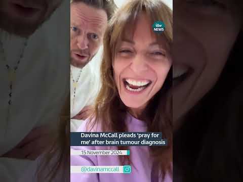 Davina McCall pleads 'pray for me' after brain tumour diagnosis | ITV News
