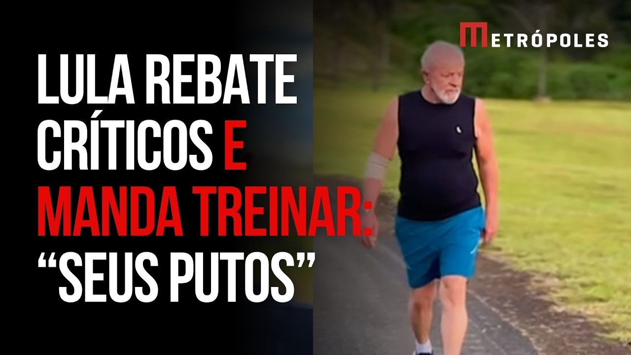 Treine seu puto diz Lula ao aconselhar a prática de exercícios físicos