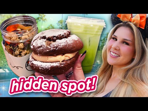 Great Snacks Off the Beaten Path! Exploring Unique Food at Disneyland Resort (+ Quiet, Chill Area!)