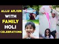 Pics: Allu Arjun family Holi celebrations- Allu Sneha, Niharika