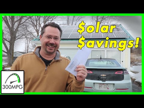 January Electric Bill with Solar SAVINGS!
