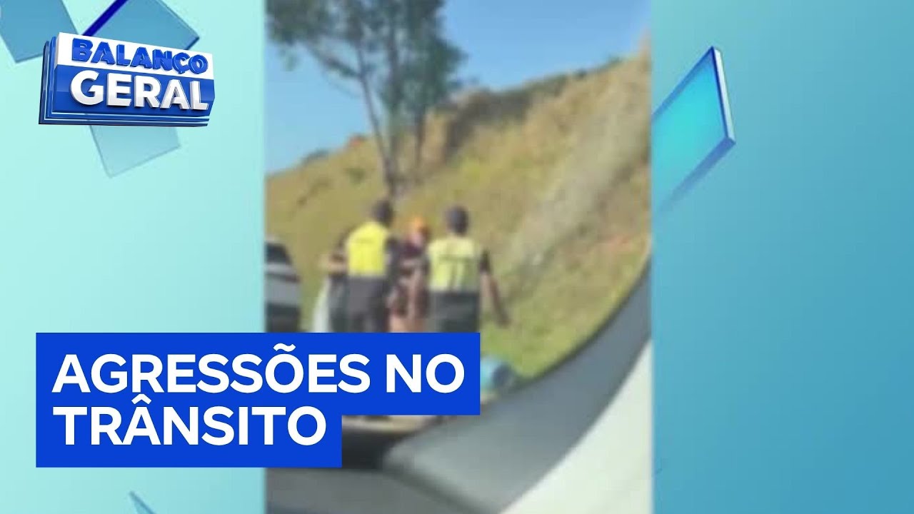 Casos de agressão no trânsito aumentam em SP mulher e agentes de rodovia são atacados