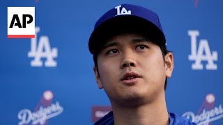 Shohei Ohtani gives his first interview as Los Angeles Dodgers player