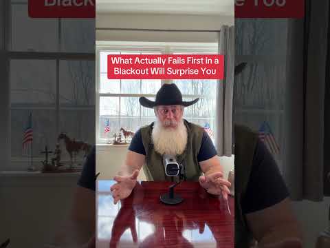 What happens first in a blackout