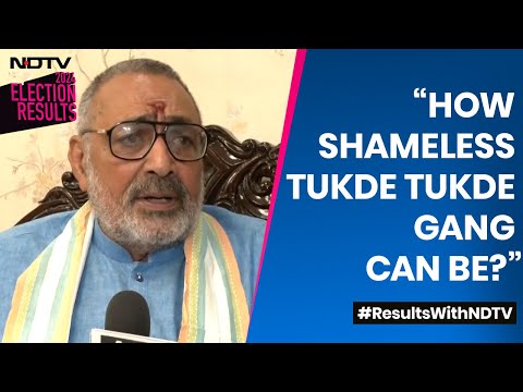 Lok Sabha Election Results 2024 | BJP’s Giriraj Singh Launches Scathing Attack On INDIA Bloc