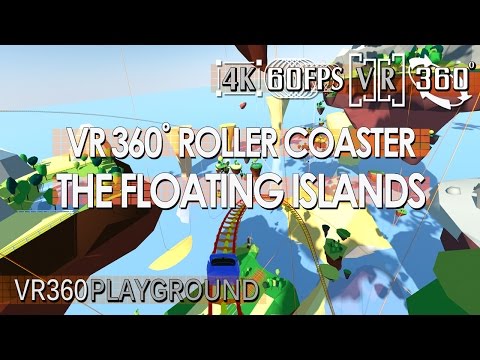 VR 360? Roller Coaster - The Floating Islands VR360 Playground
