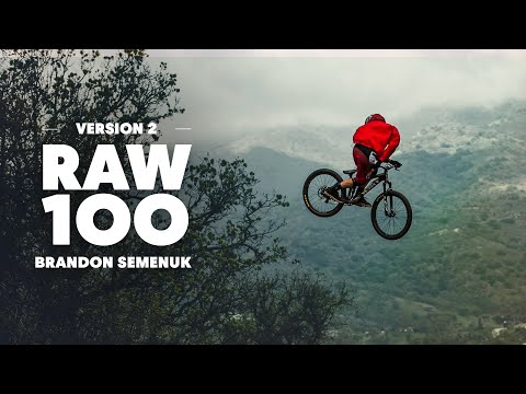 Brandon Semenuk Shreds a Pristine Slopestyle MTB Trail - Raw 100