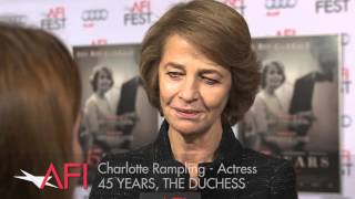 Charlotte Rampling on the Red Ca