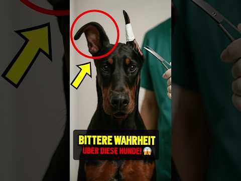 Warum werden Dobermännern die Ohren kupiert? 🐾✂️