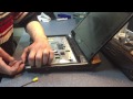 Asus Lamborghini VX7Sx Disassembling the laptop