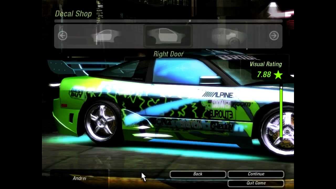 Need for speed underground 2 nissan 240sx drag tuning