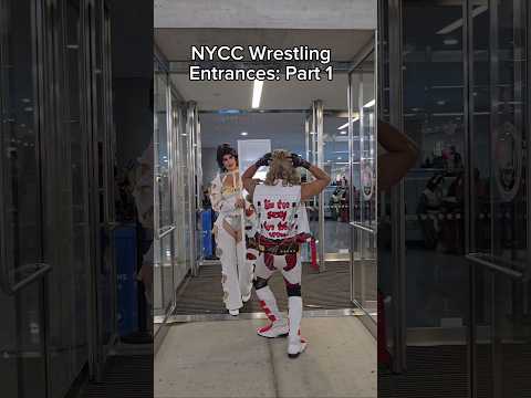 NYCC Wrestling Entrances: Part 1 💪#nycc #Cosplay #wwe #nycc2025 #wrestlingcosplay #wcw #comiccon