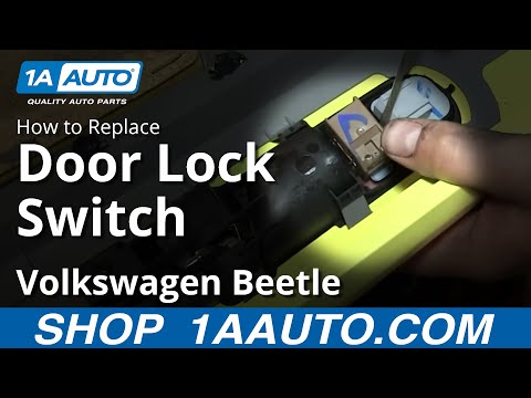 VW NEW BEETLE (MKIV) - Door Lock Switch Replacement