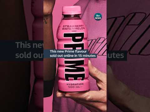 Did you get one of the new #prime drinks? #itvnews #ksi #loganpaul