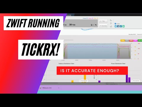 Wahoo TickrX Running Heart Rate Strap Vs. Runcline in Zwift