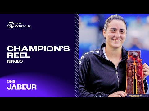 Ningbo Champion Ons Jabeur's FIRST hard-court title!