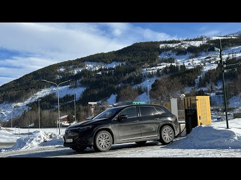 Mercedes EQS SUV Road Trip | 500km across Norway