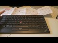 Quick look at the Lenovo ThinkPad Bluetooth Keyboard