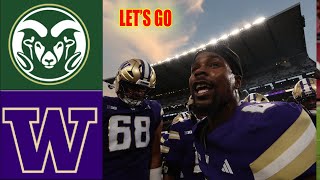 Washington Huskies vs Colorado State Rams FULL GAME HIGHLIGHT | Aug 30,2025 | NCAAF TODAY