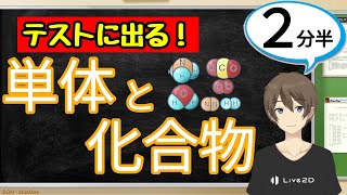 単体と化合物（化学変化と原子・分子）【中2理科わかりやすい授業動画】
