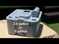 Dometic Portable RV/Marine Toilet - 2.6 Gallon, Gray