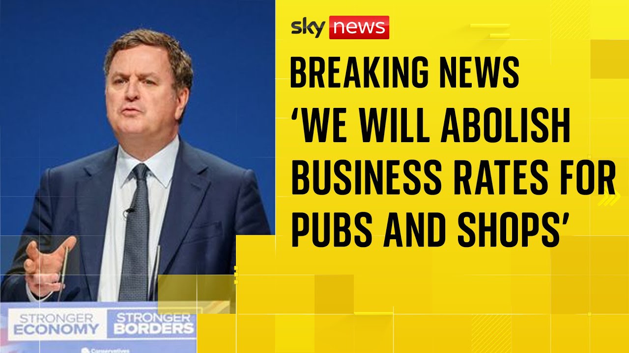 'Finished, gone': Tories pledge to end business rates for pubs and shops