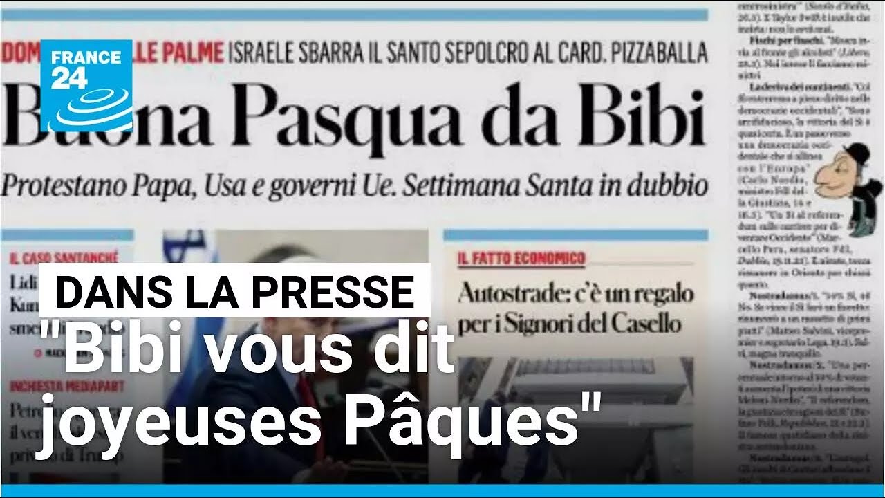 Messe interdite à Jérusalem: "Bibi vous souhaite de joyeuses Pâques" • FRANCE 24
