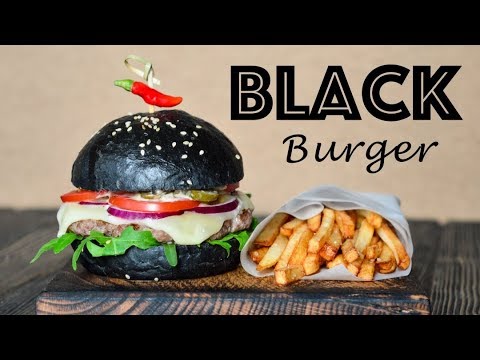 BLACK Burger ☆ НЕРЕАЛЬНО вкусный ☆ Печем БУЛОЧКИ, готовим домашний майонез