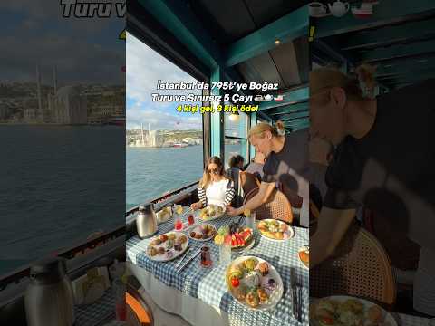 İstanbul’da boğaz turuyla sınırsız 5 çayı ☕️🫖🚢